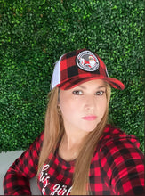 Load image into Gallery viewer, Santa’s express flannel hat
