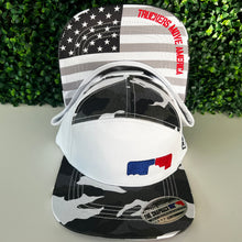 Load image into Gallery viewer, Essential crew chain stitch white/white camo