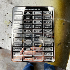 DASH LABELS LED KIT KENWORTH TRUCKS