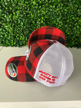 Load image into Gallery viewer, Santa’s express flannel hat