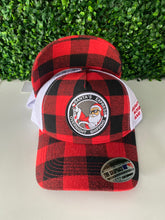 Load image into Gallery viewer, Santa’s express flannel hat