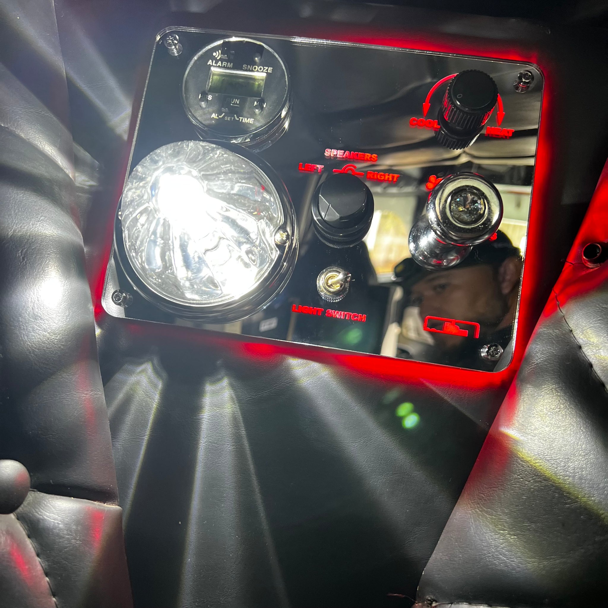 Led Module Controller Freightliner Freightliner FLD120 Classic Sleeper Controls Panel with led lights ...