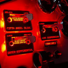 Load image into Gallery viewer, freightliner air switch guards witd LED