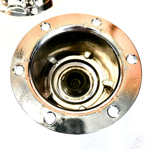 Chrome front oil cap cover 4.5 inch bolt pattern