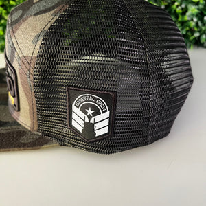 trailero 7 panel CAMO EDITION 3D embroidery hat