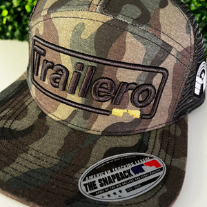 trailero 7 panel CAMO EDITION 3D embroidery hat