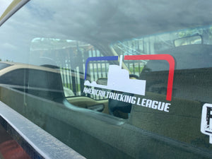 American trucking league vinyl sticker X2