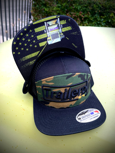 trailero 7 panel CAMO EDITION 3D embroidery hat