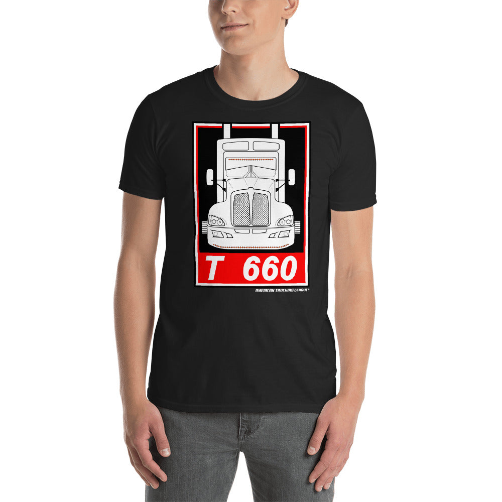 Kenworth t660 black Short-Sleeve Unisex T-Shirt