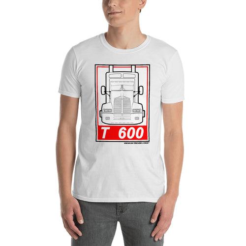 Kenworth t600 white Short-Sleeve Unisex T-Shirt